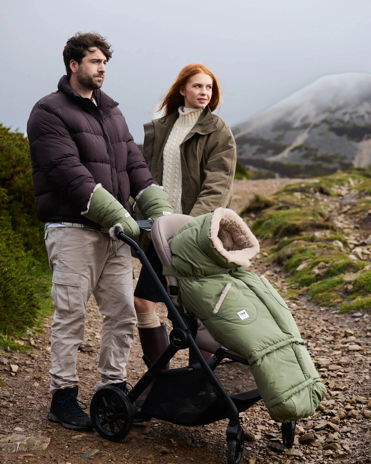 Woodland Greige Faux Fur//
