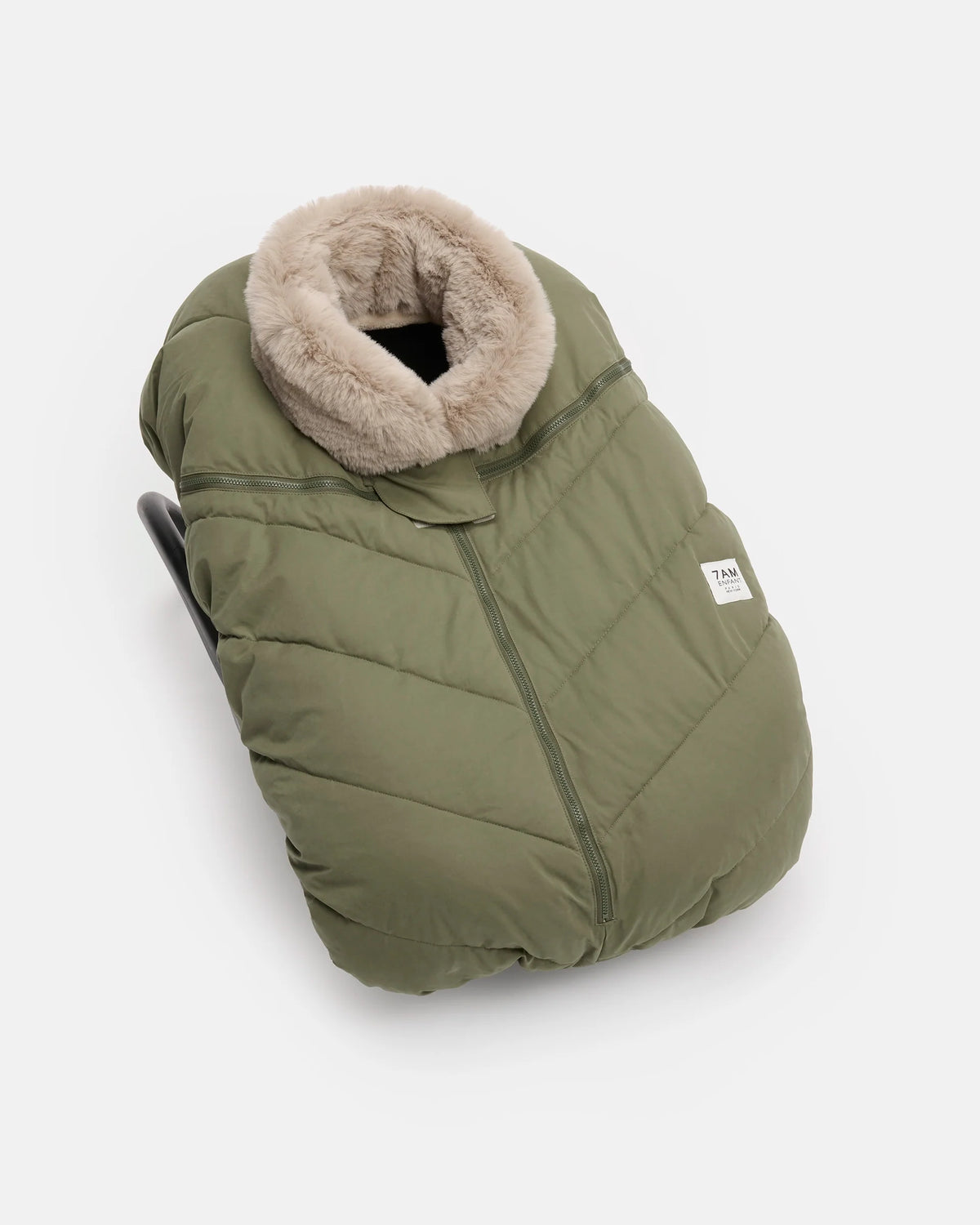 Woodland Greige Faux Fur//