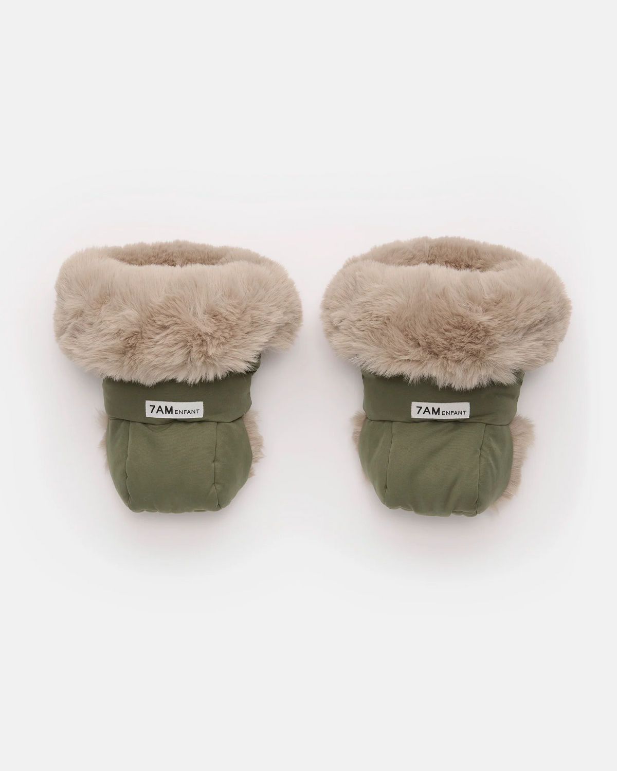 Woodland Greige Faux Fur//