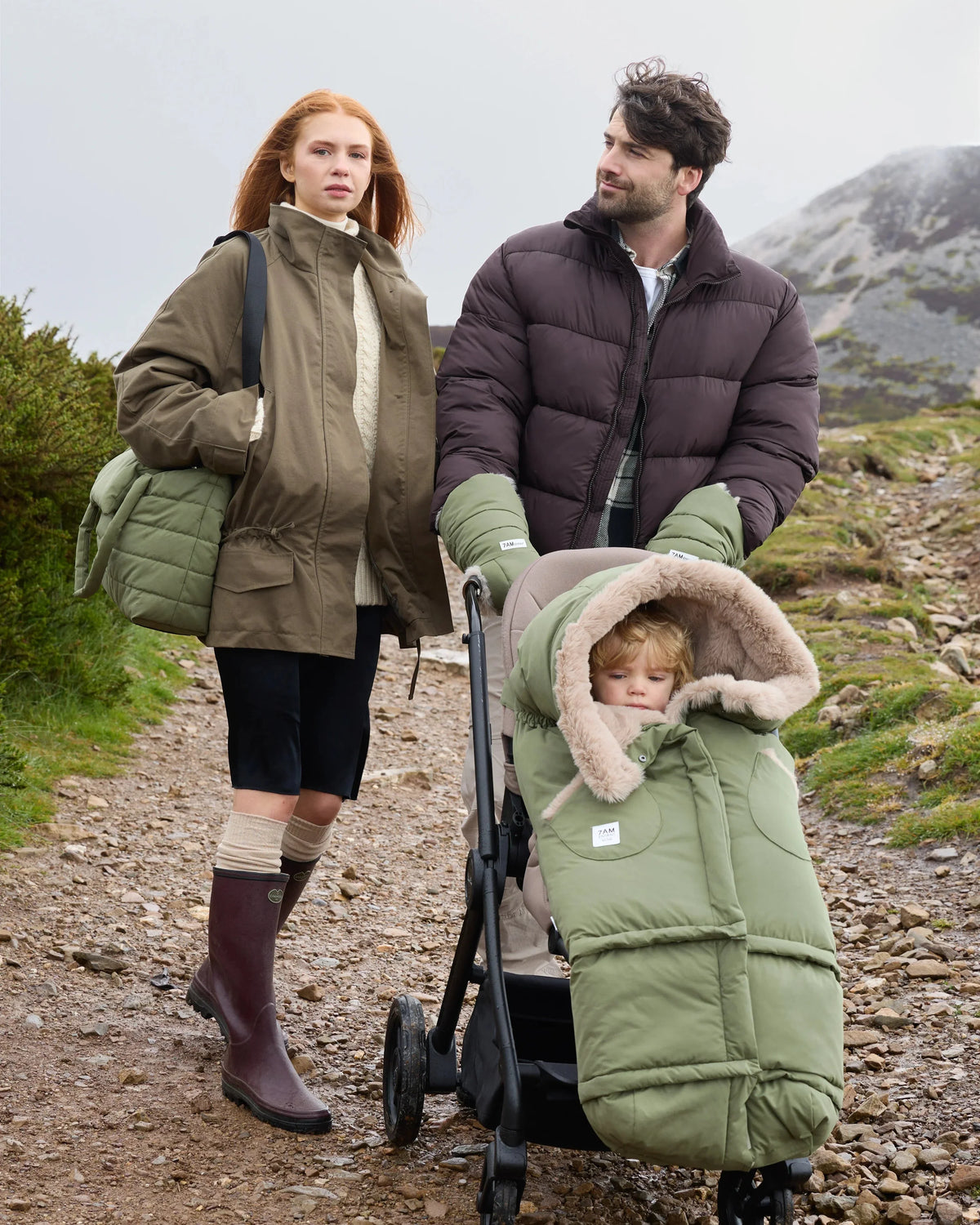Woodland Greige Faux Fur//