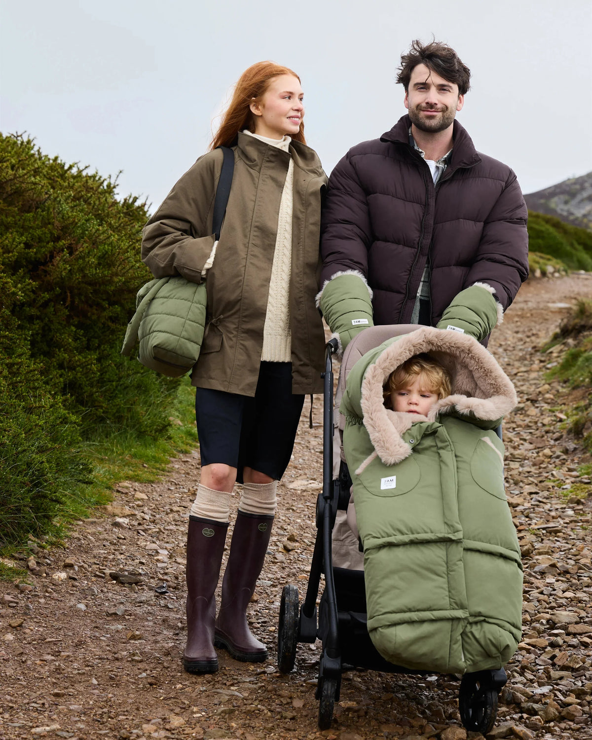 Woodland Greige Faux Fur//