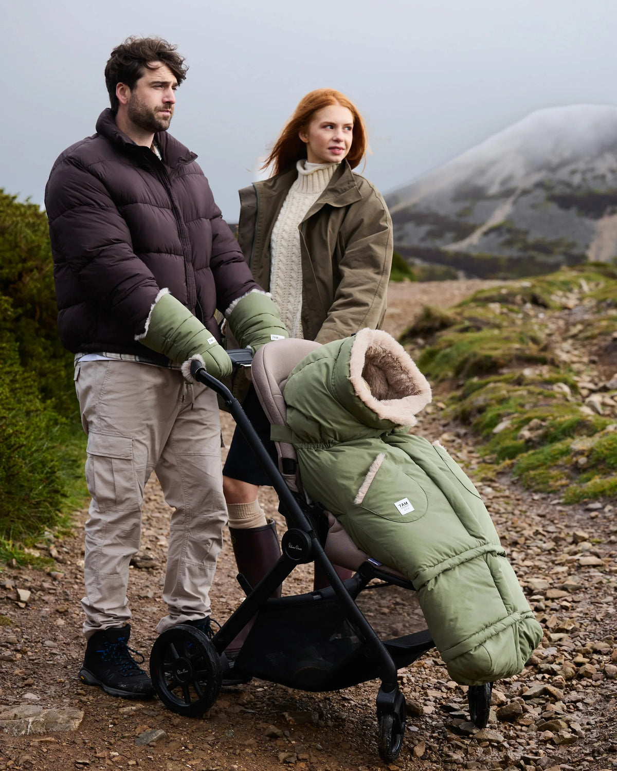 Woodland Greige Faux Fur//