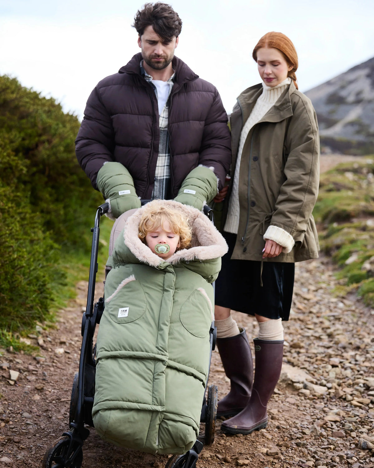 Woodland Greige Faux Fur//