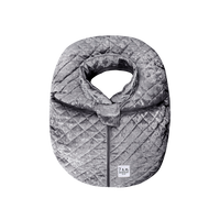 Quilted Grey Velvet